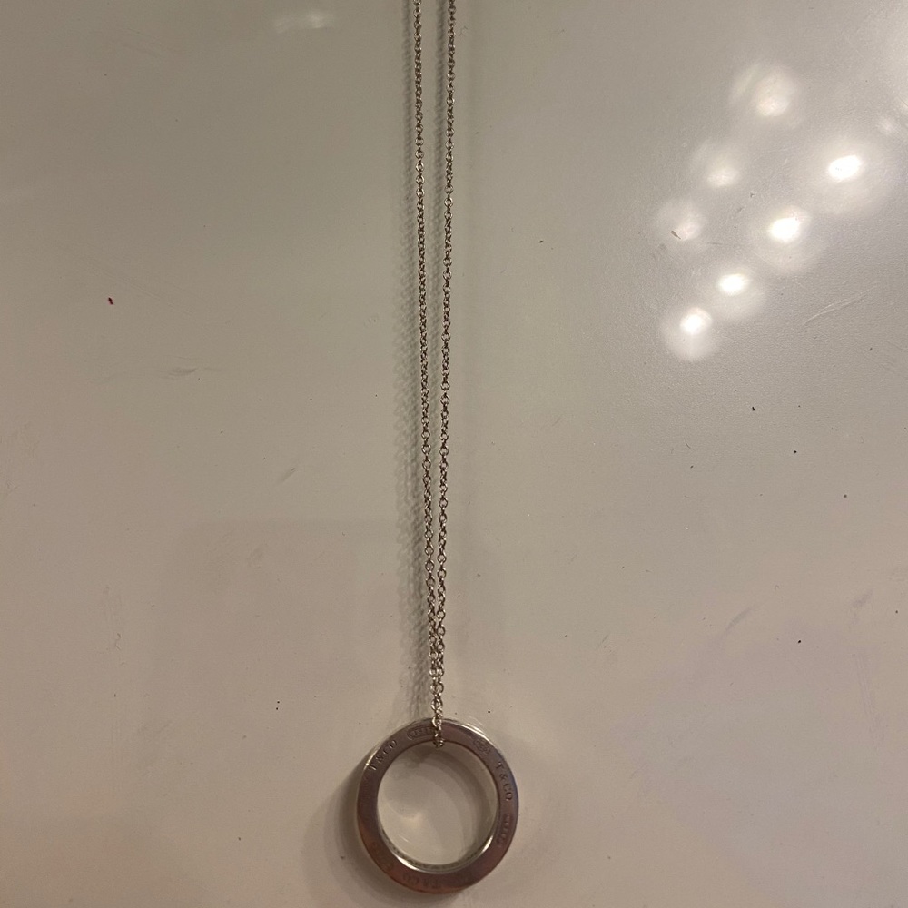 TIFFANY 1837 CIRCLE PENDANT NECKLACE